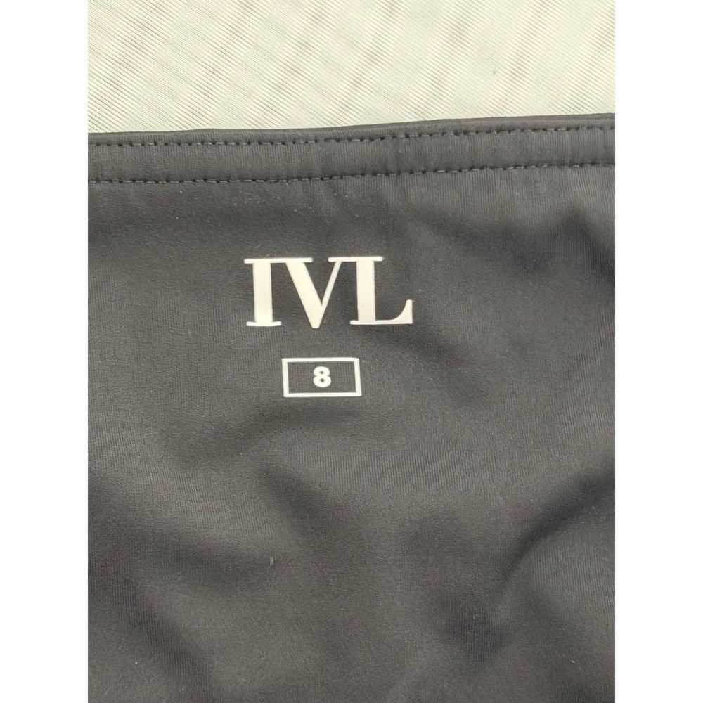 IVL Collective Womens Black Pleated Active Tennis Skort Size 8 Athletic Skirt - Picture 3 of 6
